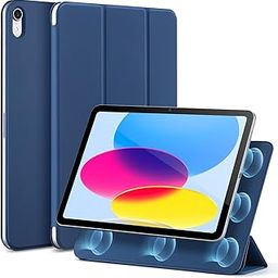 ESR for iPad A16 11th/10th Generation Cover (2025/2022, 10.9 inch), Convenient Magnetic Case, Two-Way Trifold Stand, Lightweight Protection, Auto Sleep/Wake, Silky-Smooth, Rebound Series, Navy Blue-2