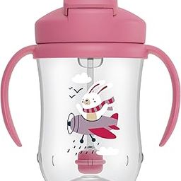 Dr. Brown's Natural Flow Baby's First Straw Cup (90 ml, Pack of 1, Pink)-22