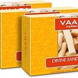 Vaadi Herbals Divine Sandal Soap with Saffron and Turmeric, 75g x 3-image-30