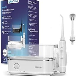 ORACURA® OC450 LITE Countertop Smart Water Flosser® White | 365 Days Warranty | Adjustable Water Pressure Settings | 450ml Water Tank | Rechargeable | 30-Day Battery Life | 2 Nozzle Tips-image-17