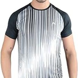 HCD-383 Tshirt for Mens, Size-L, Color-Charcoal/White-image-29