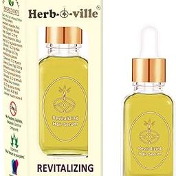 HERB-O-VILLE Ayurvedic Hair Revitalizing Serum | For Severe Hair Fall | With Bhringa + Brahmi + Himalayan Spikenard + Hibiscus leaves | 11 Anti Hair Fall Herbs infused with Lavender |-image-60