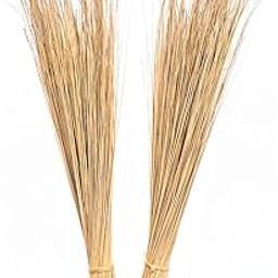 Pack of 2 Heavy-Duty Coconut Brooms (Thudappam) – Natural Eco-Friendly Broom for Outdoor & Indoor Cleaning – Strong Stick Broom for Floor, Garden, Terrace & Rough Surfaces – Durable, Reusable-5