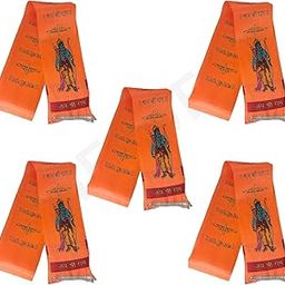 Fashion Store Jai Shree Shyam, Ram, Hanuman Clothing Unisex Printed Satin Dupatta Scarf God Printed Patka Silk Satin Stole Unisex (16x 148 CM)-picture-30