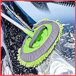 PRECHANA Car Duster Microfiber Flexible Duster Car Wash | Car Cleaning Accessories | Microfiber | Brushes | Dry/Wet Home, Kitchen, Office Cleaning Brush Extendable Handle-image-20