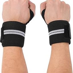 NEVER LOSE Cotton Wrist Band for Men & Women, Wrist Supporter for Gym Wrist Wrap/Straps Gym Accessories for Men for Hand Grip & Wrist Support While Workout (WHITE)-31
