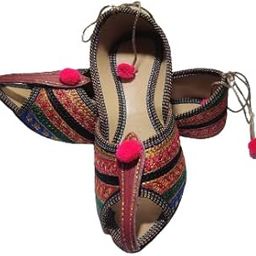 Women's Ethnic Flat Juti || Women's Traditional Slip-On Mojari Jutti, Rajasthani Jutti-34