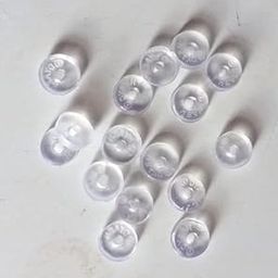 PMW - Generic Rubber Round Tap Washer (15 Pcs) Clear 14mm 4mm-26