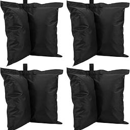 UniMarket® Large Capacity Black Counterweight Bag Durable Oxford Cloth Tent Fixed Sandbag, Excellent Material Oxford Cloth Sandbag, Sports Umbrella for Camping Sunshade-image-22
