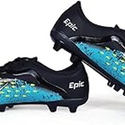 Epic Light Weight Football Boot with Durable Material, Flexible and Comfertable Football Shoes for Men & Women (Black)-image-36