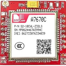 A7670C-LANS SIMCom 4G/LTE Cat 1 Module- Breakout Board Nano SIM Card Holder at Commands Control-4