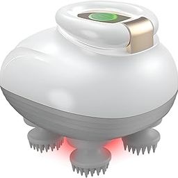 Scalp Massager | Electric Head Massager | Red Light Therapy Scalp Massage for Hair Growth | Scrathcer | Stress Relief and Relaxation | Easy Grip, 96 Silicon Kneading Points-image-87