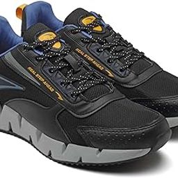Men's ZIGZAG-02 Sport Running,Walking,Gym Shoes with Cushioning Material,Extra Jump Lightweight Shoes TPR Outsole with Memory Foam Insole Casual Shoes for Men's & Boy's-15