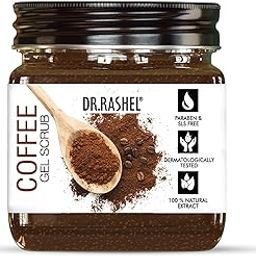 DR.RASHEL Coffee Gel Face & Body Scrub For Men and Women (380 Ml) | All Skin |Cleanser Scrub For Deep Exfoliation | Dead Skin Remover | Tan Removal | Blackhead Remover-24