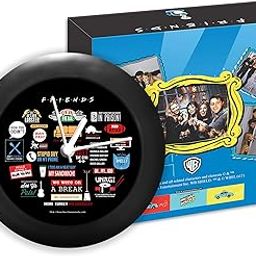 MCSID RAZZ Plastic Friends TV Series Infographic Table Clock - Official Licensed by Warner Bros, USA (Multicolour, 16.5 cmX 16.5 cmX4 cm)-18