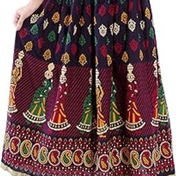 Rajasthani Jaipuri Traditional Block Print Women Long Skirt-image-9