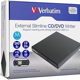 Verbatim External Slimline CD/DVD Writer USB 2.0-17