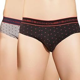 Men's Cotton Regular Letter Print Briefs-30