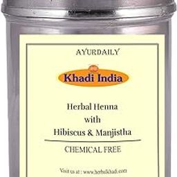 Ayurdaily Henna Powder with Hibiscus & Manjistha (Chemical Free) 100g - Black-picture-21