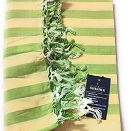 SHISHIR Organic Handloom Cotton Bhagalpuri Silky Extra Soft Feel Chadar- Green-Cream Striped (Pack of 1) (Size 240 x 130 cm) All Season-image-14