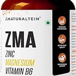 NATURALTEIN – ZMA (Zinc Magnesium Vitamin B6)- Enhanced Absorption, Sports Recovery (60 Tablets)-image-11