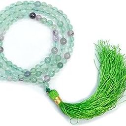 Pyramid Tatva Natural Multi Fluorite size 6mm Japa Mala – 108 beads Healing Crystal Beads for Meditation, Chakra Healing & Energy – Spiritual Prayer Mala for Men & Women-image-38