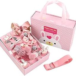Kashish's Fancy Head wear Accessories For Baby Girls Hair Clip Princess Hair Clip Cute Cartoon Clip, Headband, Schoolgirl, Baby Girl Toddler Set Gift Box Set of 18 Pieces-picture-10