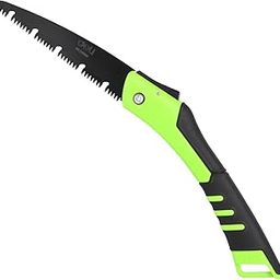 Deli DL6006 7" Folding Saw with 170mm Steel Blade ABS Handle 3-Sided Grinding Teeth Secure Lock Handsaw for Pruning Gardening Camping Wood Cutting Tree Branch (Pack of 1, Green Black)-22