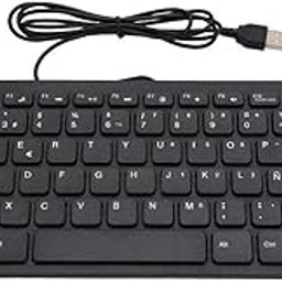 Spanish Keyboard, Wired Mini Portable Spanish Keyboard USB Interface for Desktop Computer Ultra-thin 78 Keys, Ultra-thin Mini USB Wired Keyboard-image-21