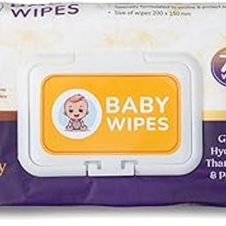 Butterfly Essentials Baby Wipes 72 Pieces Pack of 4 | Aloe Vera & Chamomile Extracts | Alcohol Free | Protect Sensitive Skin | 45 GSM (20 X 15 Cm_White)-image-47