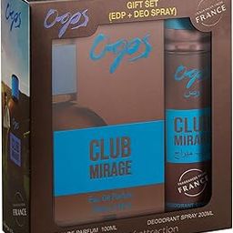 Oops Club Mirage Perfume & Deo Gift Set for Men | 100ml Eau De Parfum + 200ml Deodorant Spray | Fragrances from France | Long Lasting Fragrance | Premium Gift For Him | Made in U.A.E-image-20