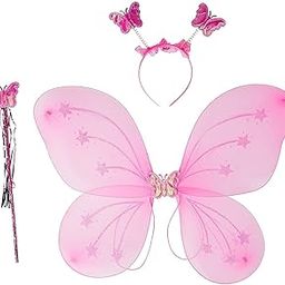 Perfect Pricee Baby Girl's Fairy Butterfly Wings Costume (Pink)-32
