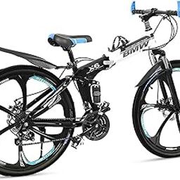 ROAD FASTARS X6 Foldable Mountain Bike – 26-Inch Gear Cycle for Adults | 21-Speed Sports Bicycle with Dual Disc Brakes & Suspension | Foldable, Lightweight Off-Road & City Riding Cycle-image-67