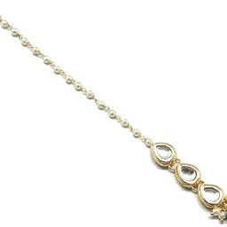 Gold Plated Kundan Maangtikka for Women and Girls-image-63