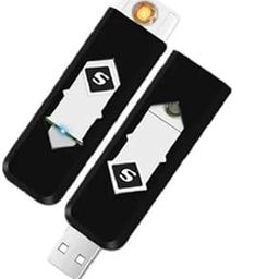 Clokify Electronic Cigarette Lighter, USB Rechargeable Portable Lighter for Car/Party/Pocket Lighter-0