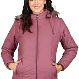 ellipse Women’s Stylish Solid Full Sleeves Jacket | Winter Wear Quilted Jacket for Travelling | Hooded Jacket for Girls-picture-21