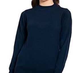 Skiwi Women's Turtle Neck High Neck Full Sleeve Warm Sweater - Solid Pull On Knitted Sweater - Free Size Upto 3XL-image-91