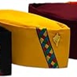 Label AMBEY Cotton Uttarakhand Pahadi Topi, Brahmakamal Uttarakhand Topi, Pahadi Cap, Himachali Cap (Set of 4)-image-2