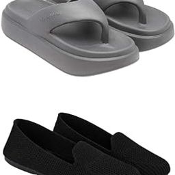 Extra Soft Classic Casual wear with Flexibility Technology Flats Combo for Women's/Girl's(6110+2014)()-image-57