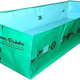 Green Raksha (350 GSM) HDPE UV STABILIZE Natural Fabric Vermicompost Bed (Vermibed) (ISO Material) (12ft Lx 4ft W x 2ft H)-image-82