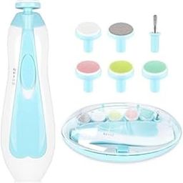 Electric Nail Trimmer for Baby, Baby Nail Trimmer, Baby Nail Cutter, Nail Trimmer for New Born Baby, Kids Nail Cutter with Light (Multi), 1 Count-image-95