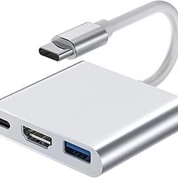 Microware C USB 3.1 Hub USB-C to USB 3.0/ HDMI/Type C Female Charger Adapter-10