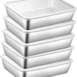 Food Containers Set with Cover Noodles Storage Box for Noodles Snack Biscuit 5pcs-image-42