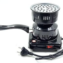 Electric charcoal burner for heating charcoal barbeuqe coal starter cooktop stove camping coal lighter tool (Black)-picture-16