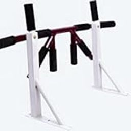 KS Creations Wall Mounted Multi-grip Chin up/Pull up bar in Purple and white-image-12