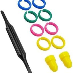UJEAVETTE 9xP90 Oscilloscope Scope Clip Probe Accessories Compatible with Most Probes-image-75