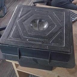 PIEC Cast Iron Square Cover with Polymer Body-image-48