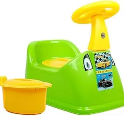 Nabhya Ferrari Baby Potty Training Seat- Chair for Kids- Infant Potty Toilet Chair with Removable Tray & Closing Lid (Green)-picture-18