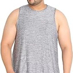 Men's Polyester Regular Fit Solid Gym Tank Tops Sleeveless Sports Vest-picture-28