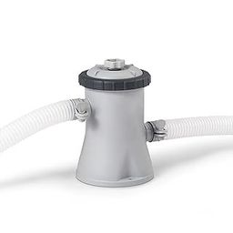 Intex Krystal Clear Cartridge Filter Pump for Above Ground Pools, 330 GPH Pump Flow Rate, 110-120V with GFCI-20